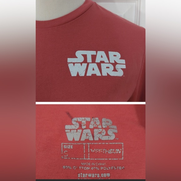 Star Wars Pink Coral Long Sleeve T-Shirt In A Galaxy Far Far Away - Picture 3 of 4
